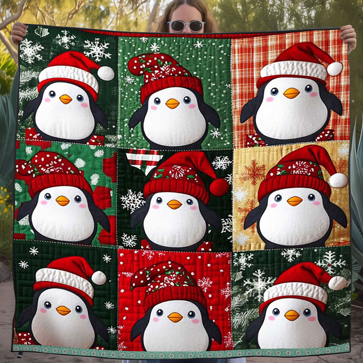 Christmas Penguin WJ2809002CL Quilt