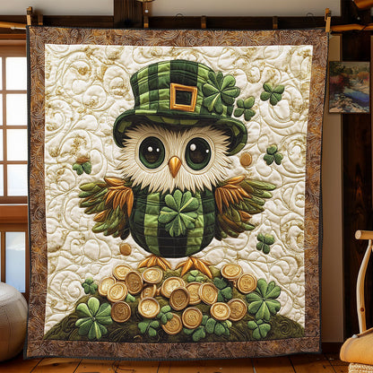 Patrick’s Lucky Owl WJ1001021CL Quilt