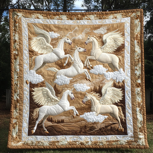 Angel Horses  WU1410012CL Quilt