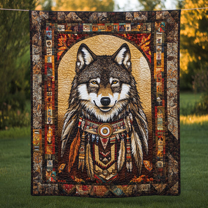 Wolf Native American WT2110002CL Quilt