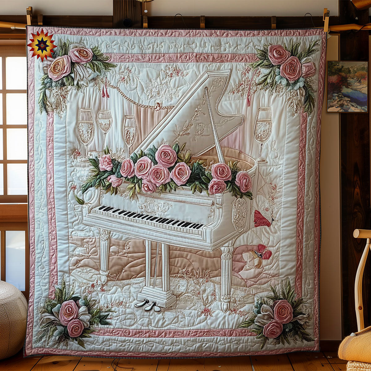 White Piano WY2312075CL Quilt