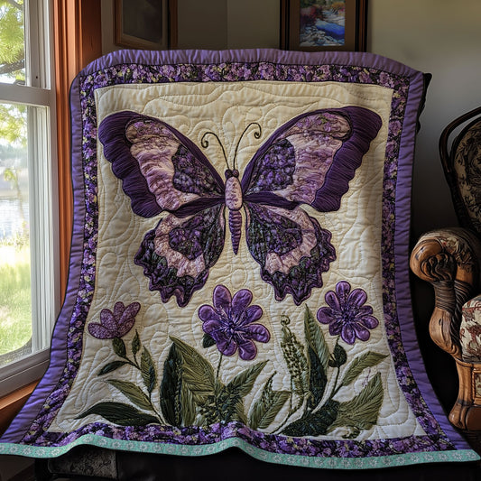 Purrple Butterfly WX2311038CL Quilt