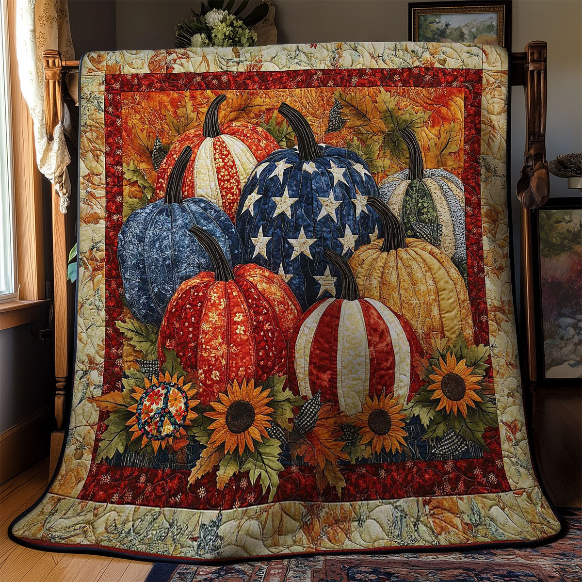 Country Pumpkin WN1511075CL Quilt