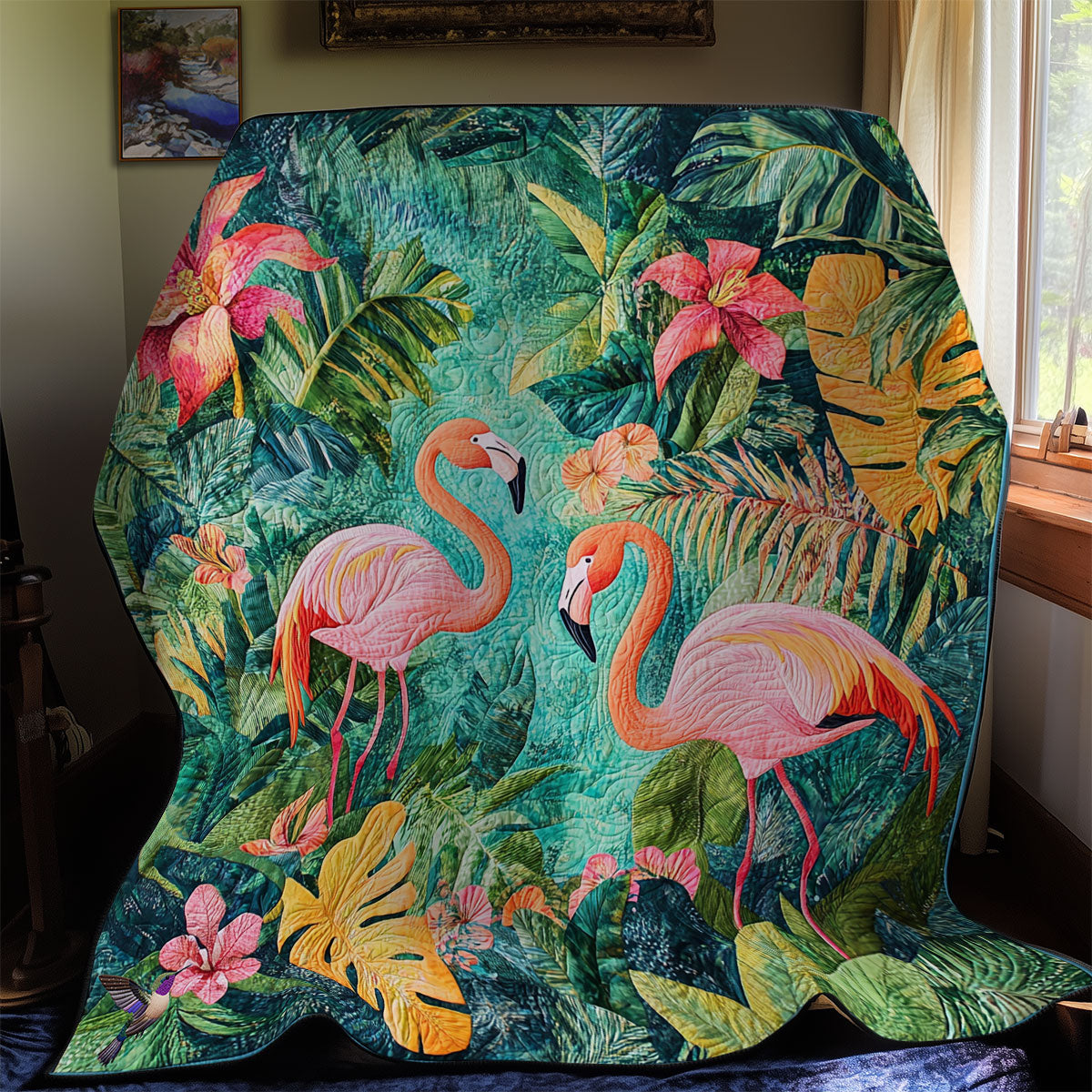 Flamingo WY1911066CL Quilt