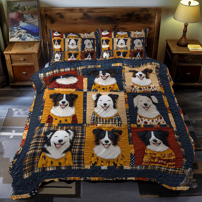 Cheery Border Collies WN0310092CL Duvet Cover Set