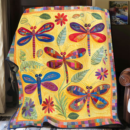 Vibrant Dragonfly WY2702125CL Quilt
