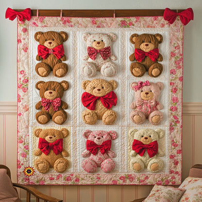 Lovely Teddy Bear WJ1112039CL Quilt