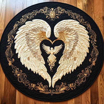 Heart Of An Angel CP0805028CL Quilted Round Mat