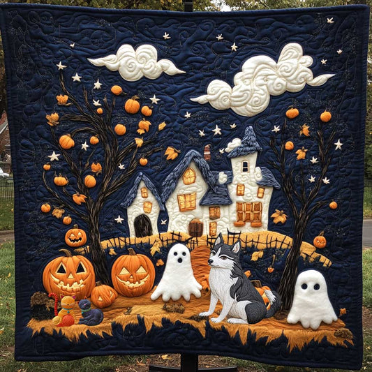 Dog's Ghostly Gathering WN0210055CL Quilt