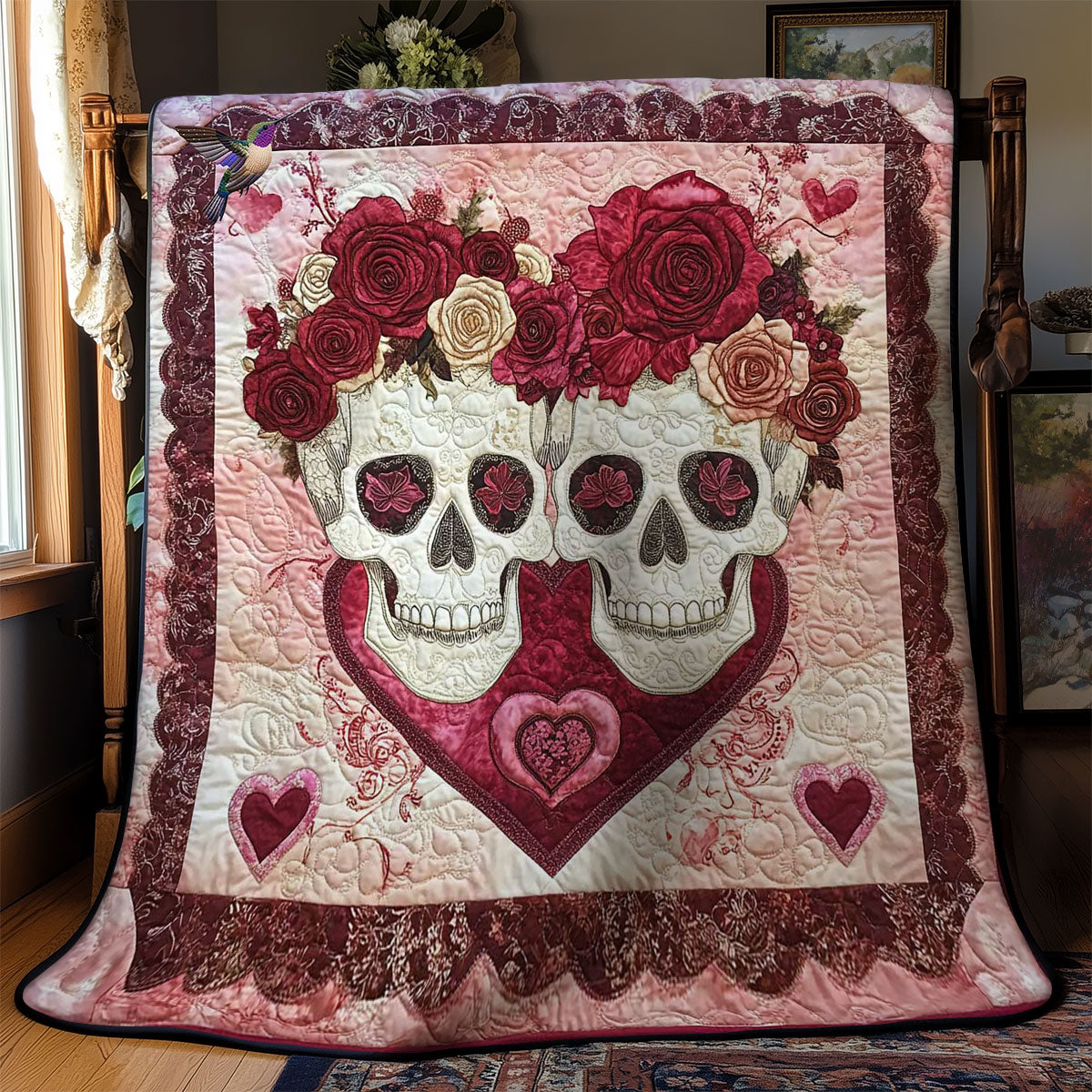 Forever Yours Skull WN0412006CL Quilt