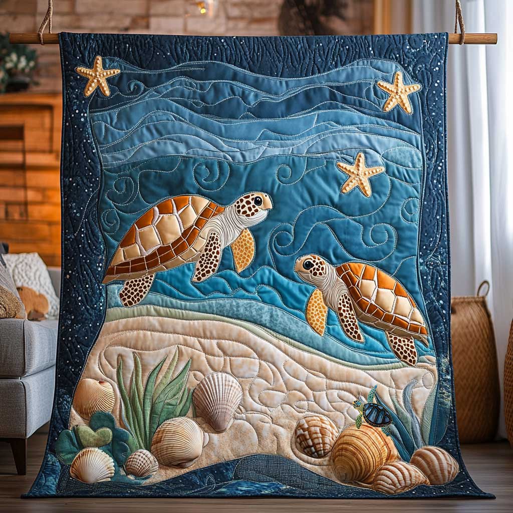 Sea Turtle WJ0310016CL Quilt