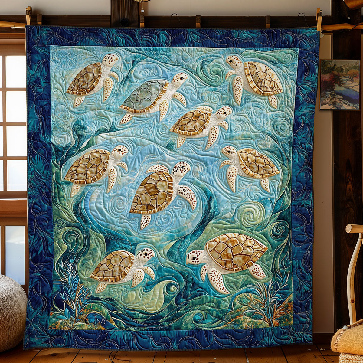 Baby Turtle WY1001104CL Quilt