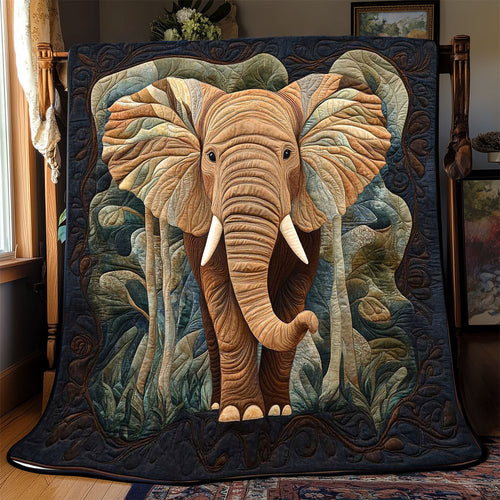 Nature Elephant WP2612023CL Quilt