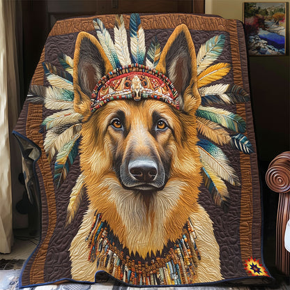 Native American Dog WY1811044CL Quilt