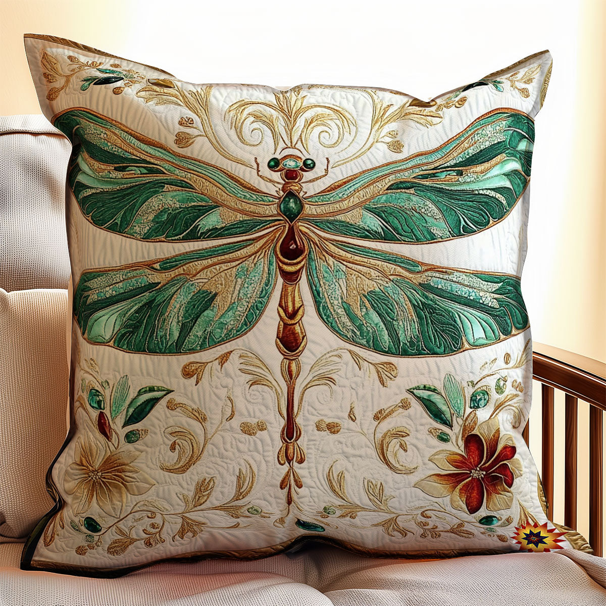 Dragonfly WY0412085CL Quilt Pillow Case
