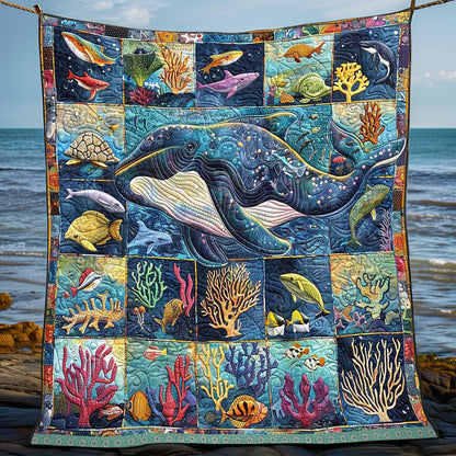 Whale Habitat WP0409056CL Quilt