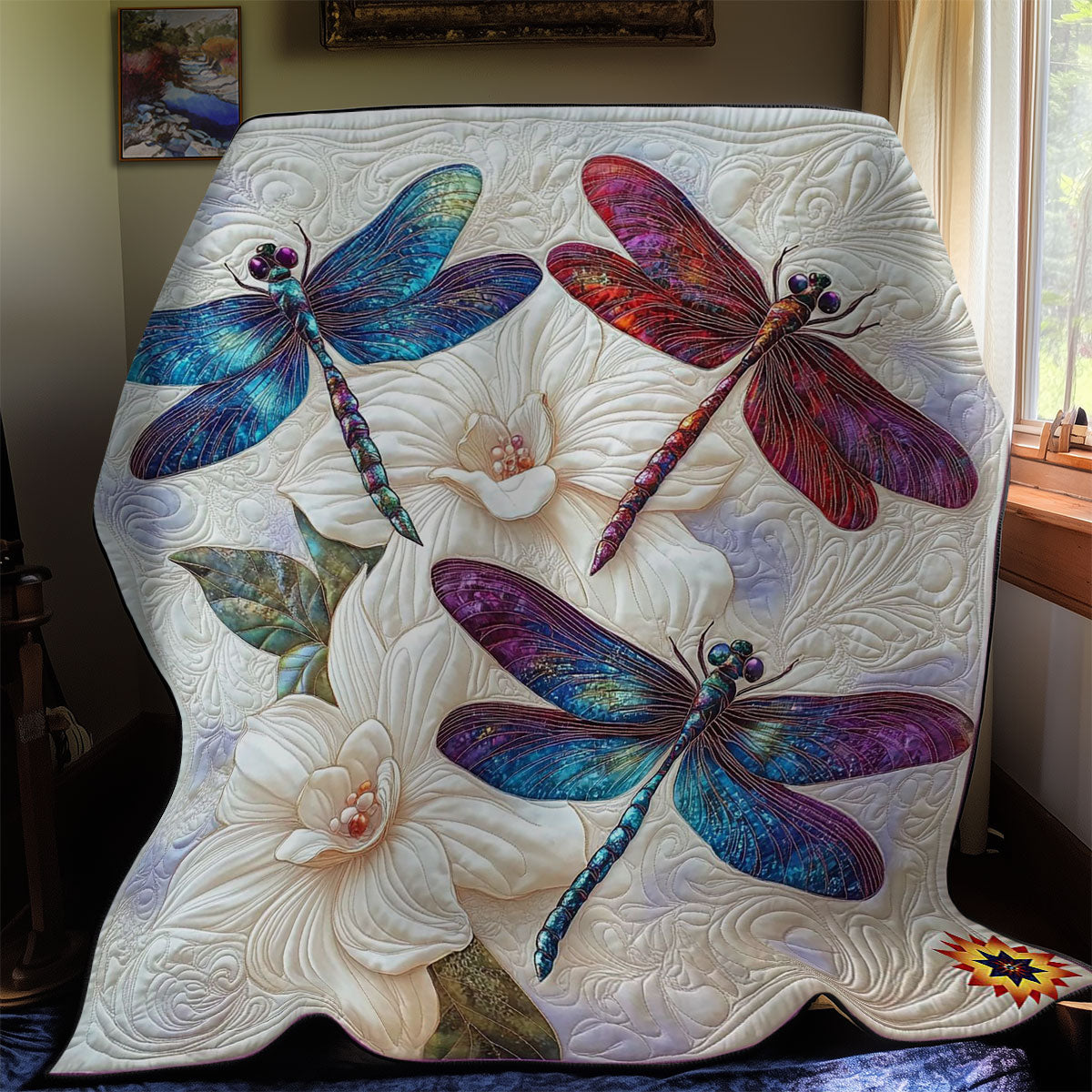 Three Dragonfly WY0912025CL Quilt