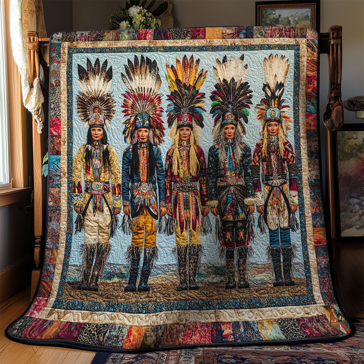 Nutcracker Native American WY0811029CL Quilt