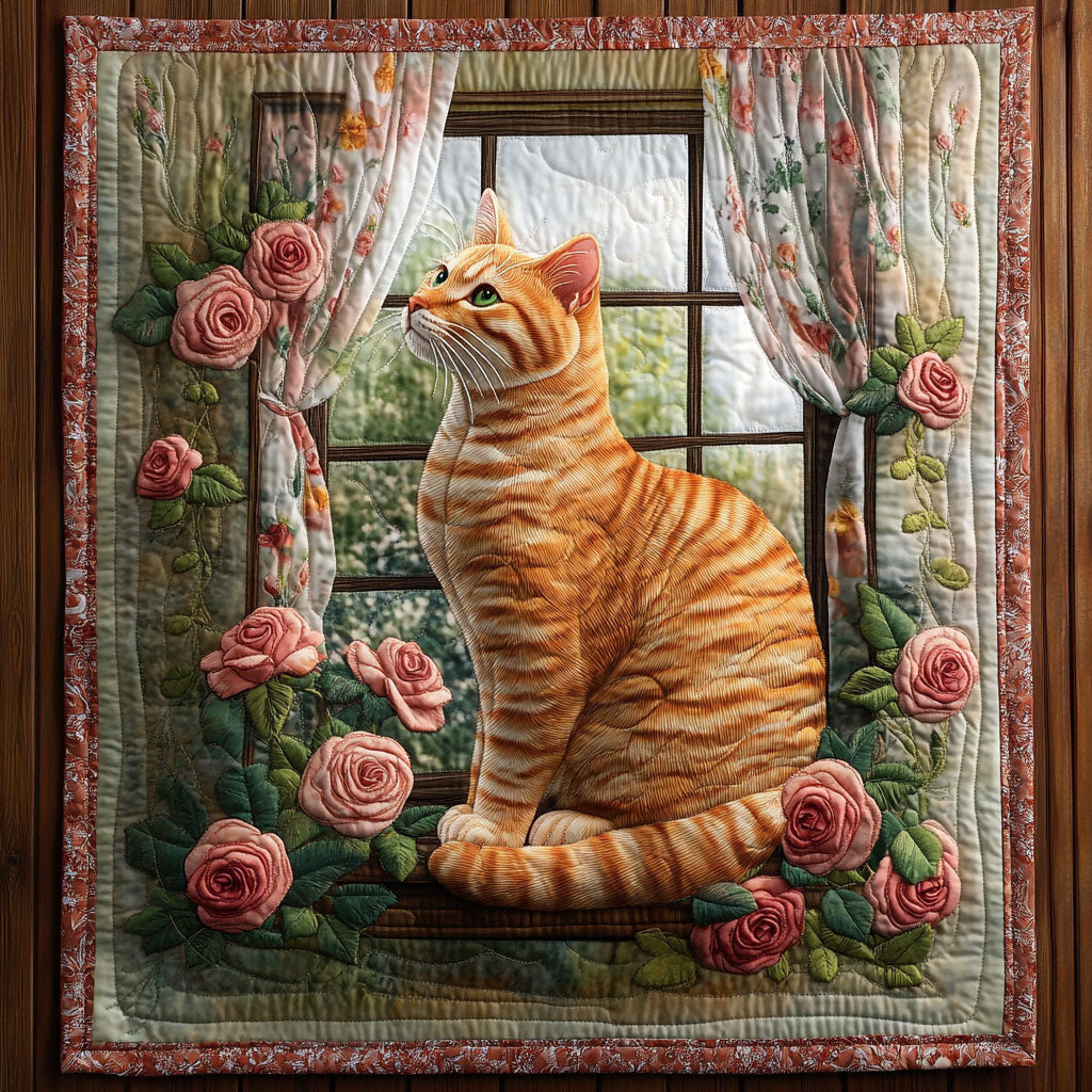 Cat Roses CW2605453CL Quilt
