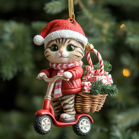 Holiday Kitty CP2411051CL Christmas Ornament