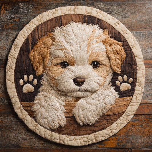 Adorable Eyes CP2804001CL Quilted Round Mat