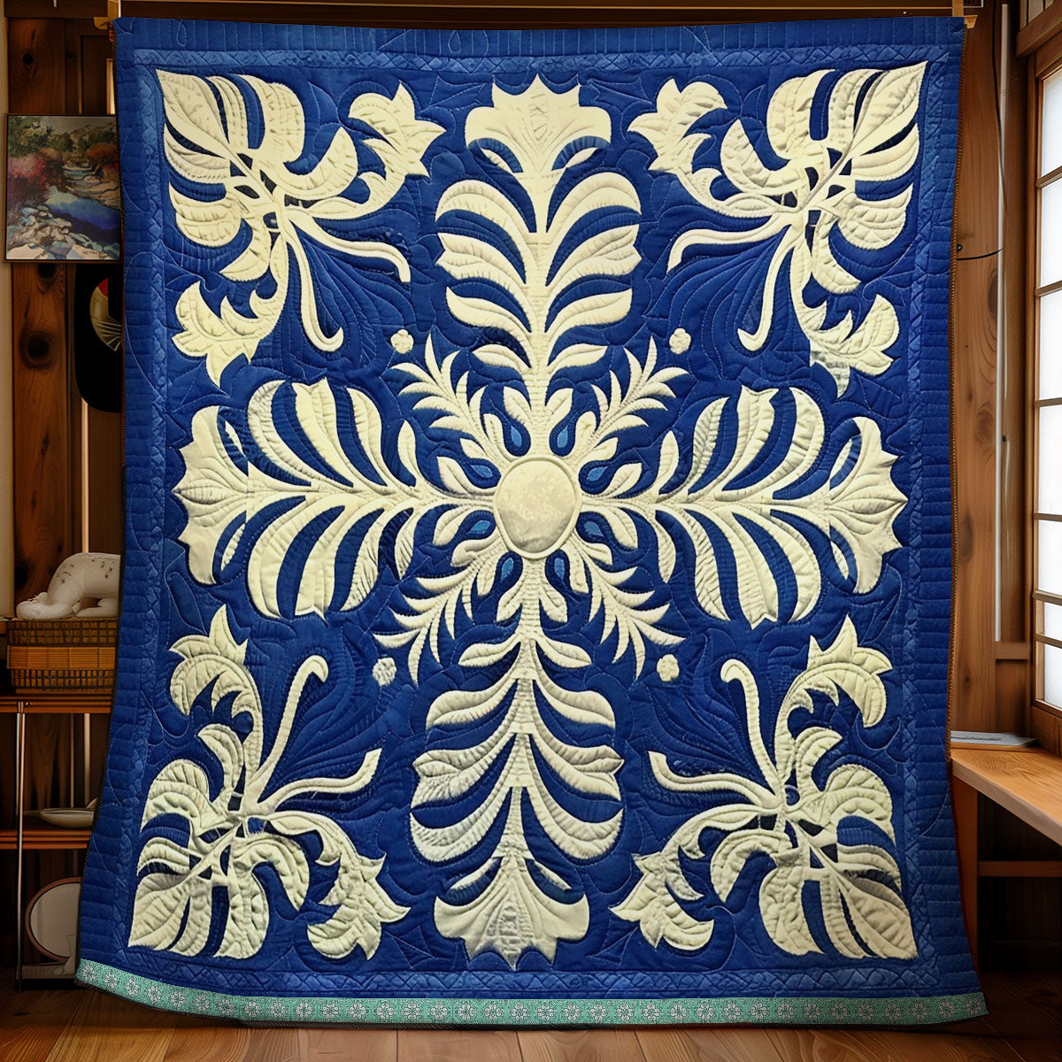 Hawaiian Paradise Palms WN1209083CL Quilt