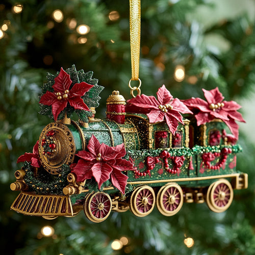 Holiday Rails CP1610064CL Christmas Ornament