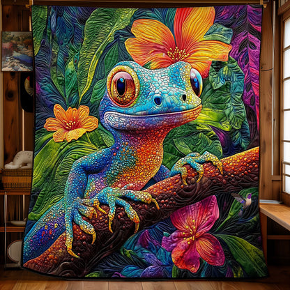 Colorful Lizard WY1411020CL Quilt