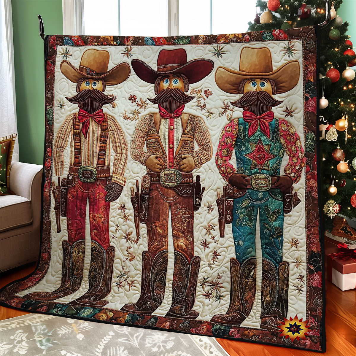 Cowboy Nutcracker WY0412020CL Quilt