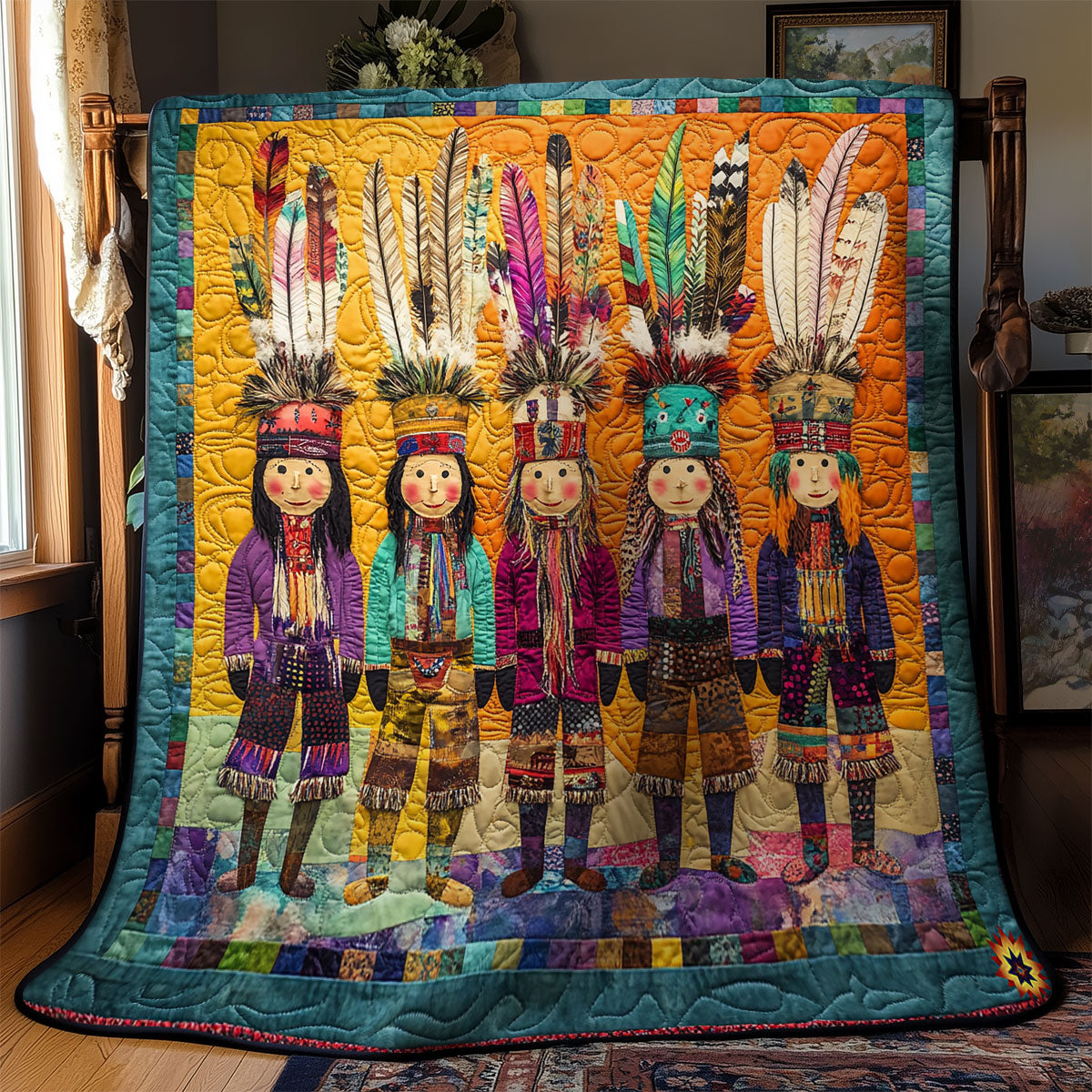 Native American WY0911015CL Quilt