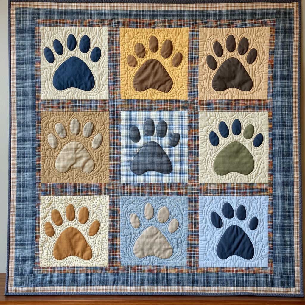 Dog Paw WN2709129CL Quilt