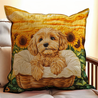 Puppy WY0312129CL Quilt Pillow Case