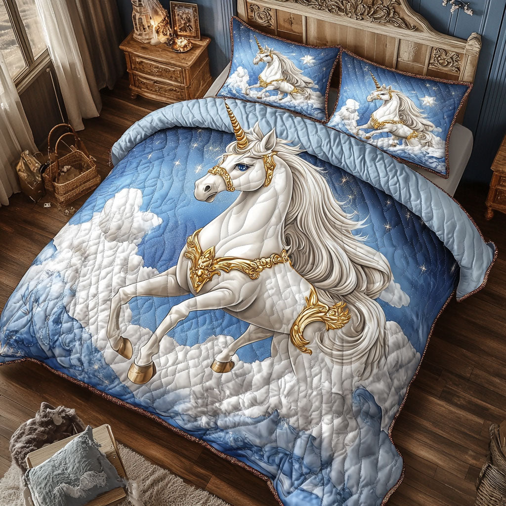 White Unicorn Sky WT0602010CL Duvet Cover Set