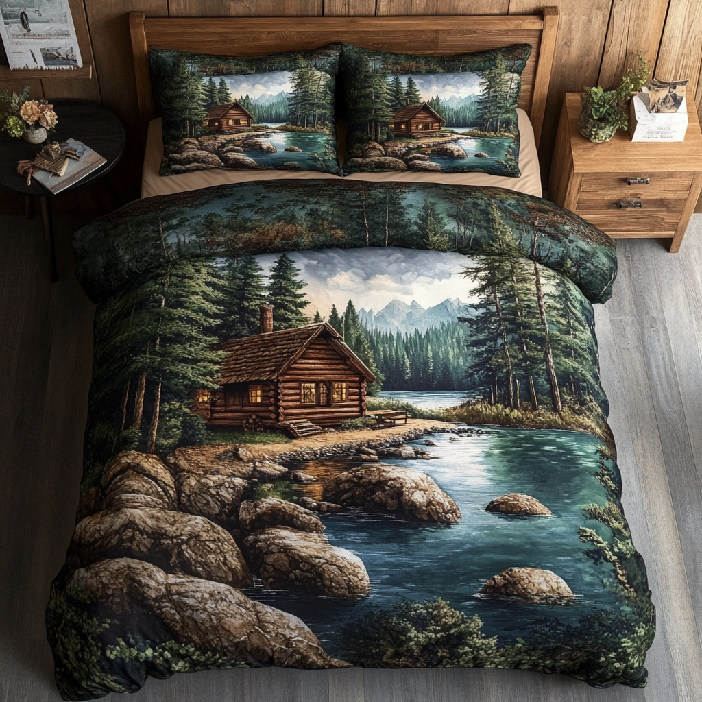 Cozy Cabin Retreat YR1601020CL Duvet Cover Set
