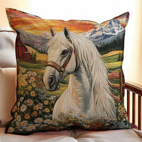 Horse Farm WX1312113CL Quilt Pillow Case