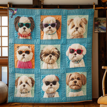 Shih Tzu Cool Dogs WN0811031CL Quilt