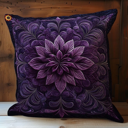 Mystic Purple Flower WY0912078CL Quilt Pillow Case