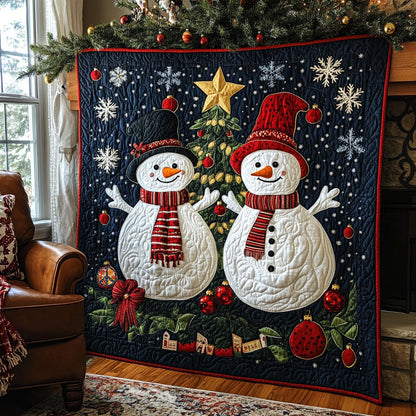 Christmas Snowman WJ1411014CL Quilt