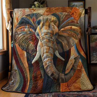 Earth Tones Elephant WN3010029CL Quilt