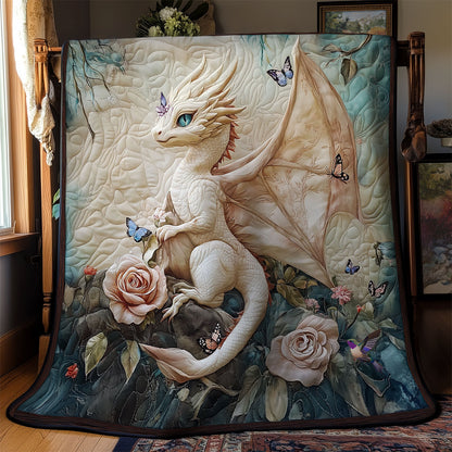 Rose White Dragon WY2011023CL Quilt