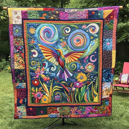 Secret Hummingbird Whispers WN0810012CL Quilt