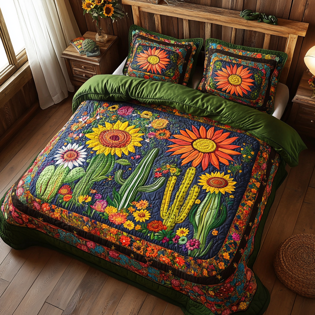 Cactus Garden WY0801097CL Duvet Cover Set