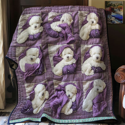 Bichon Frise Cozy Cloud WWN1209067CL Quilt