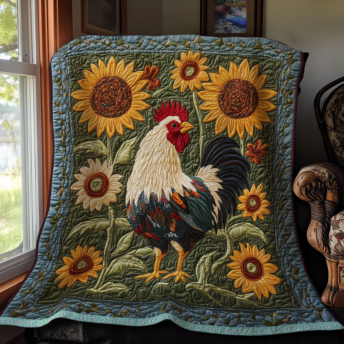 Chicken WX1911014CL Quilt