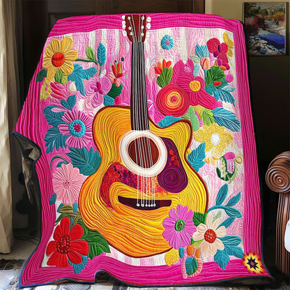 Flower Guitar WY0312057CL Quilt