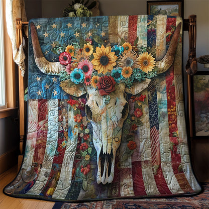 Bull Skull WN3010078CL Quilt