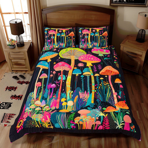 Colorful Mushroom Forest WX2612078CL Duvet Cover Set