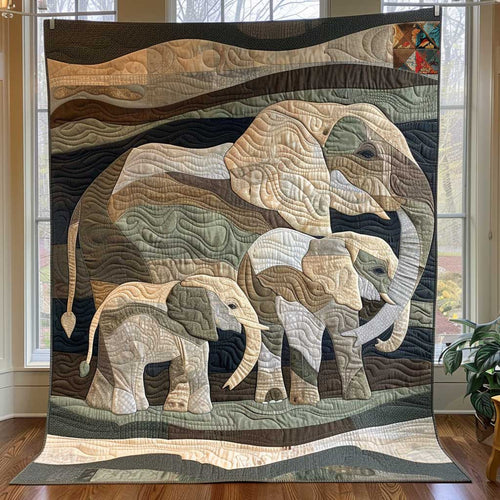 Elephant Family WN3010022CL Quilt