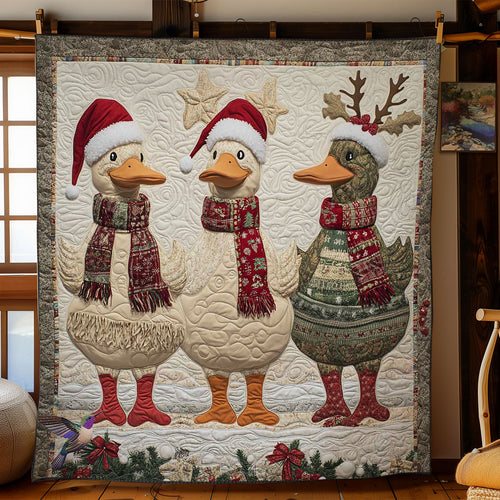 Christmas Cheer Ducks WN1312021CL Quilt