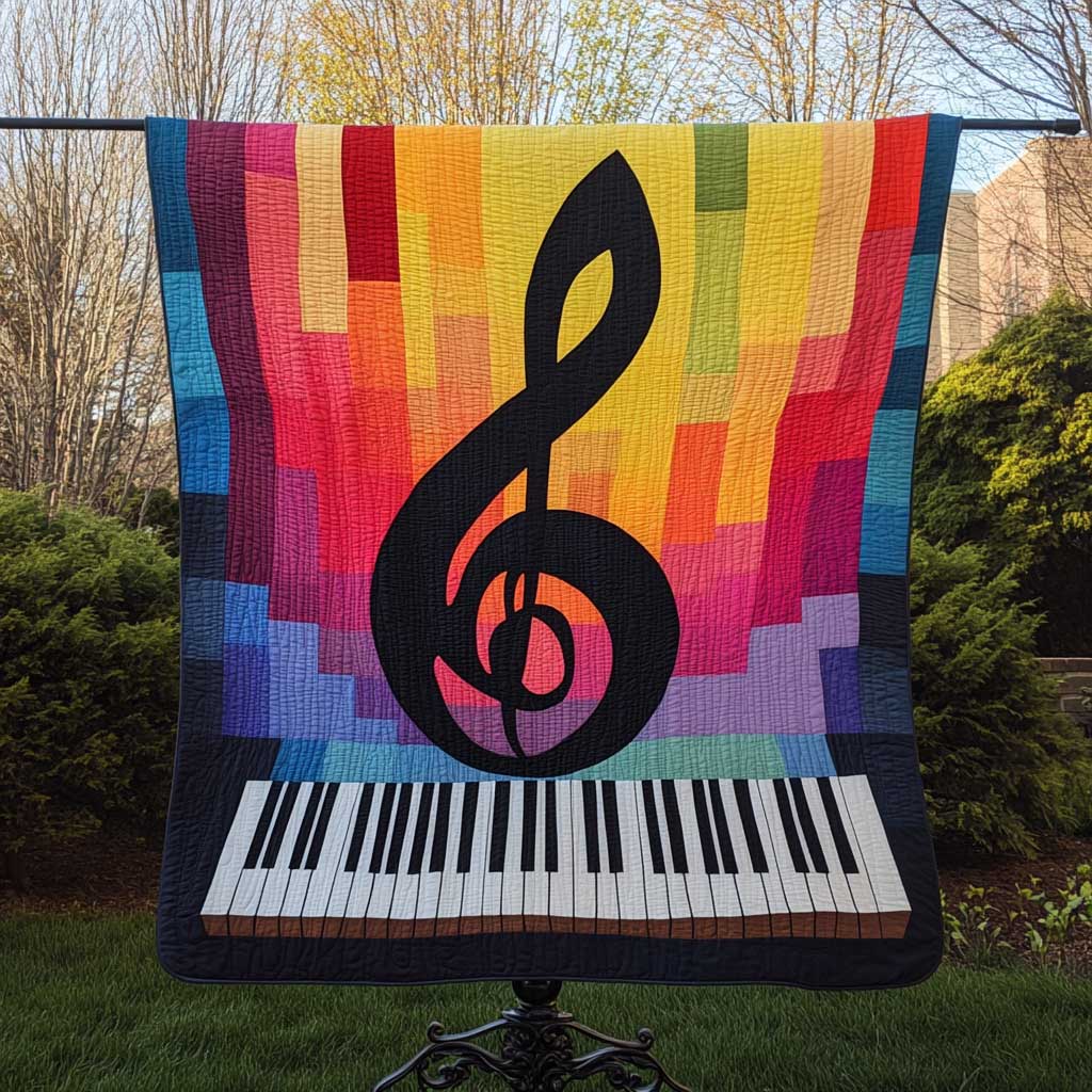 Treble Clef WJ2409025CL Quilt